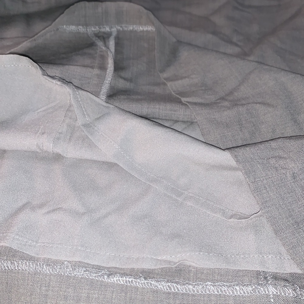 Banana Republic Lined Gray Midi Skirt Zipper Size 8 - Picture 5 of 8